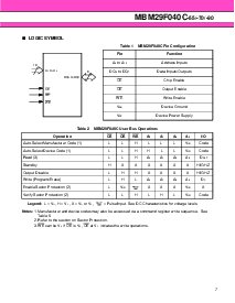 浏览型号MBM29F040C-90的Datasheet PDF文件第7页