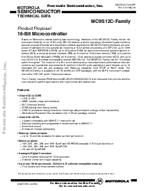 浏览型号MC9S12C32的Datasheet PDF文件第1页