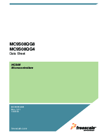 浏览型号MC9S08QG4的Datasheet PDF文件第1页