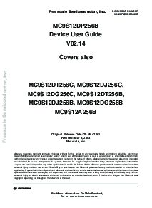 浏览型号MC9S12DT256B的Datasheet PDF文件第1页