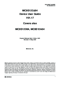 浏览型号MC9S12A64的Datasheet PDF文件第1页