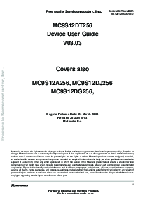 浏览型号MC9S12DG256CPV的Datasheet PDF文件第1页