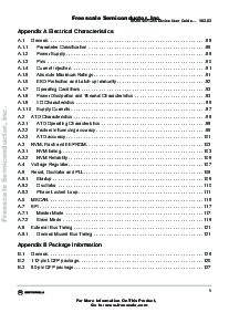 浏览型号MC9S12DG256CPV的Datasheet PDF文件第9页