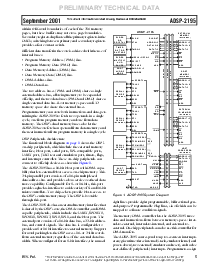 浏览型号ADSP-2195MBCA-140X的Datasheet PDF文件第5页