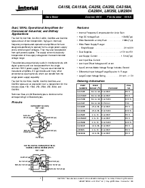 浏览型号CA258的Datasheet PDF文件第1页