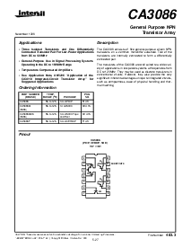 浏览型号CA3086的Datasheet PDF文件第1页