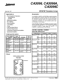 浏览型号CA3096E的Datasheet PDF文件第1页