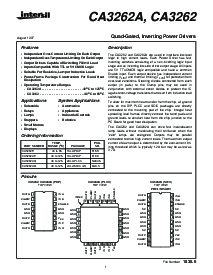 浏览型号CA3262E的Datasheet PDF文件第1页
