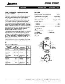 浏览型号CA3080AE的Datasheet PDF文件第1页