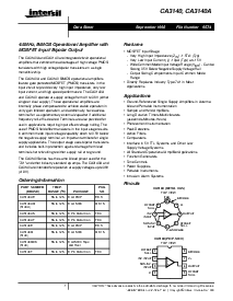 浏览型号CA3140T的Datasheet PDF文件第1页