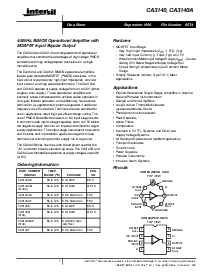 浏览型号CA3140的Datasheet PDF文件第1页