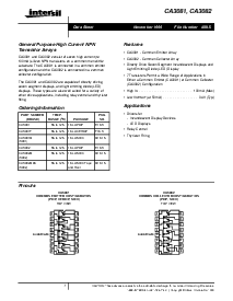 浏览型号CA3081的Datasheet PDF文件第1页