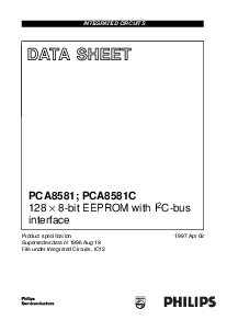 浏览型号PCA8581T的Datasheet PDF文件第1页