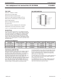浏览型号PCA8550DB的Datasheet PDF文件第2页