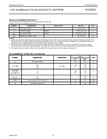 浏览型号PCA8550的Datasheet PDF文件第5页