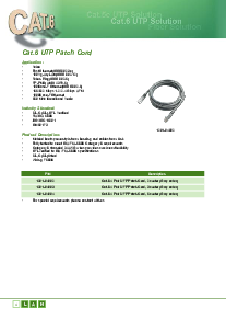 浏览型号CAT-6的Datasheet PDF文件第2页