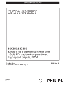浏览型号PCB80C552的Datasheet PDF文件第1页