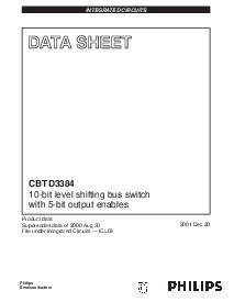 浏览型号CBTD3384的Datasheet PDF文件第1页