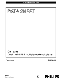 浏览型号CBT3253的Datasheet PDF文件第1页