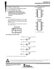 浏览型号CBT3125的Datasheet PDF文件第1页