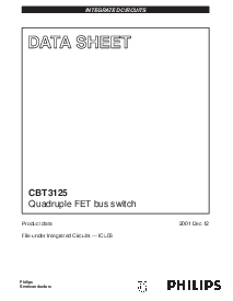 浏览型号CBT3125D的Datasheet PDF文件第1页