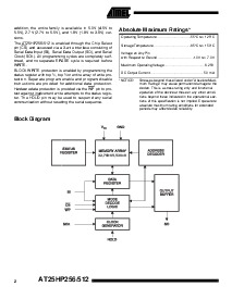 浏览型号AT25HP256-10CC-2.7的Datasheet PDF文件第2页
