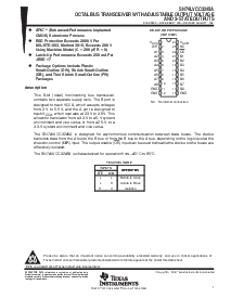 浏览型号SN74LVCC3245ADW的Datasheet PDF文件第1页