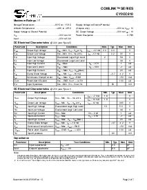 浏览型号CY2CC810OC的Datasheet PDF文件第2页