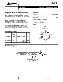 浏览型号ICL8013CCTX的Datasheet PDF文件第1页