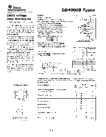 浏览型号CD4006B的Datasheet PDF文件第1页