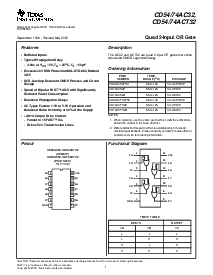 浏览型号CD74ACT32E的Datasheet PDF文件第1页