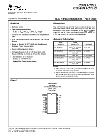 浏览型号CD74AC253M的Datasheet PDF文件第1页