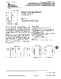 浏览型号CD74ACT157的Datasheet PDF文件第1页