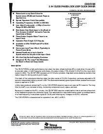 浏览型号CDCVF2505的Datasheet PDF文件第1页