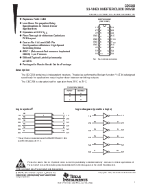 浏览型号CDC203的Datasheet PDF文件第1页