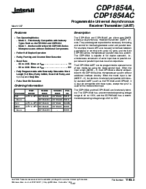 浏览型号CDP1854ACE的Datasheet PDF文件第1页
