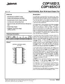 浏览型号CDP1852CD3的Datasheet PDF文件第1页
