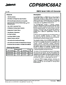 浏览型号CDP68HC68A2M的Datasheet PDF文件第1页