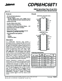 浏览型号CDP68HC68T1M的Datasheet PDF文件第1页