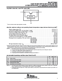 浏览型号SN74CBTD3384CDWRE4的Datasheet PDF文件第3页