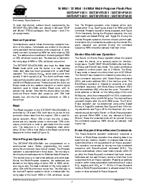 浏览型号SST39VF1601-70-4C-EKE的Datasheet PDF文件第2页