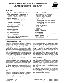 浏览型号SST39LF400A-55-4C-EK的Datasheet PDF文件第1页