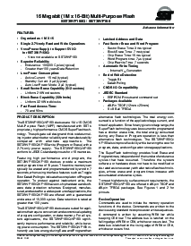 浏览型号SST39VF160-90-4C-EK的Datasheet PDF文件第1页