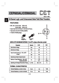 浏览型号CEB603AL的Datasheet PDF文件第1页
