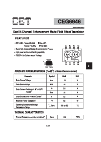 浏览型号CEG6946的Datasheet PDF文件第1页