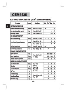 浏览型号CEM4435的Datasheet PDF文件第2页