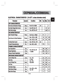 浏览型号CEP603AL的Datasheet PDF文件第2页