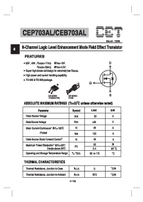 浏览型号CEP703AL的Datasheet PDF文件第1页