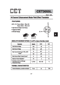 浏览型号CET3055L的Datasheet PDF文件第1页