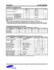 浏览型号K9F2808U0C-FIB0的Datasheet PDF文件第9页